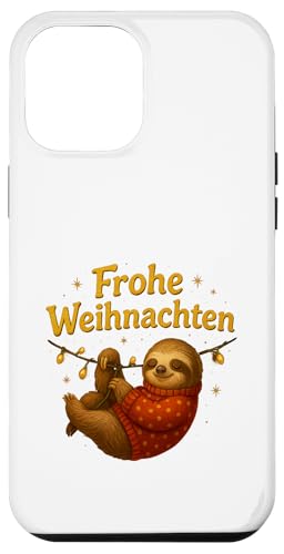 Frohe Weihnachten Faultier Design mit Lichterkette Hülle für iPhone 12 Pro Max Frohe Weihnachten Faultier Design mit Lichterkette Hülle für iPhone 12 Pro Max von Winterzauber by C.B.L.