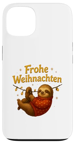Frohe Weihnachten Faultier Design mit Lichterkette Hülle für iPhone 13 Frohe Weihnachten Faultier Design mit Lichterkette Hülle für iPhone 13 von Winterzauber by C.B.L.