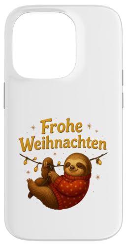 Frohe Weihnachten Faultier Design mit Lichterkette Hülle für iPhone 14 Pro Frohe Weihnachten Faultier Design mit Lichterkette Hülle für iPhone 14 Pro von Winterzauber by C.B.L.