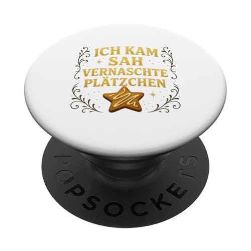 Ich kam sah vernaschte Plätzchen Weihnachts Design PopSockets Klebender PopGrip Ich kam sah vernaschte Plätzchen Weihnachts Design PopSockets Klebender PopGrip von Winterzauber by C.B.L.