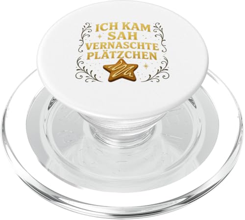 Ich kam sah vernaschte Plätzchen Weihnachts Design PopSockets PopGrip für MagSafe Ich kam sah vernaschte Plätzchen Weihnachts Design PopSockets PopGrip für MagSafe von Winterzauber by C.B.L.