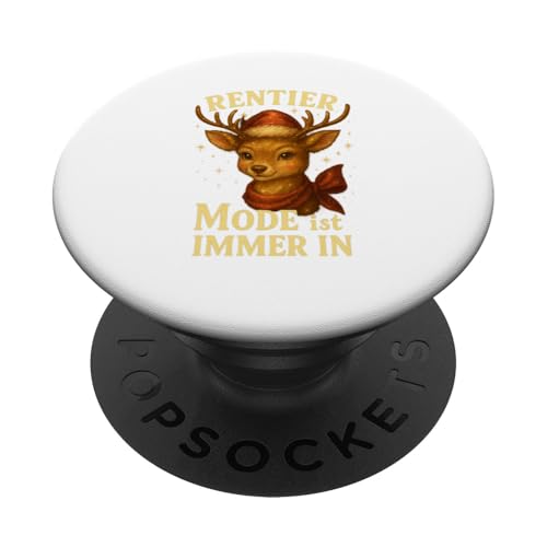Rentier Mode ist immer in Weihnachtsdesign Frauen PopSockets Klebender PopGrip Rentier Mode ist immer in Weihnachtsdesign Frauen PopSockets Klebender PopGrip von Winterzauber by C.B.L.
