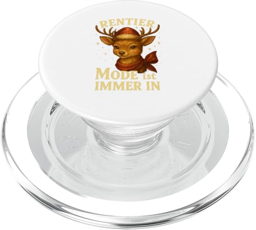 Rentier Mode ist immer in Weihnachtsdesign Frauen PopSockets PopGrip für MagSafe Rentier Mode ist immer in Weihnachtsdesign Frauen PopSockets PopGrip für MagSafe von Winterzauber by C.B.L.