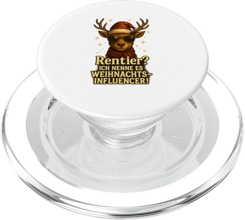 Rentier Weihnachts-Influencer lustiges Design Frauen PopSockets PopGrip für MagSafe Rentier Weihnachts-Influencer lustiges Design Frauen PopSockets PopGrip für MagSafe von Winterzauber by C.B.L.