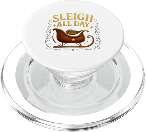 Sleigh All Day Weihnachts Design für Frauen stylisch PopSockets PopGrip für MagSafe von Winterzauber by C.B.L.