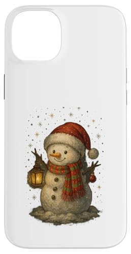 Süßer Schneemann mit Laterne Weihnachtsdesign Kinder Hülle für iPhone 14 Plus Süßer Schneemann mit Laterne Weihnachtsdesign Kinder Hülle für iPhone 14 Plus von Winterzauber by C.B.L.