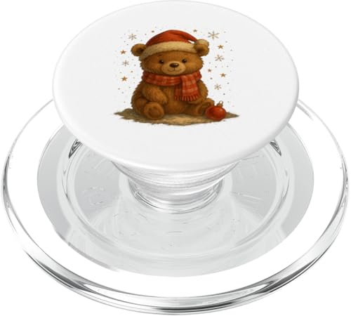 Süßer Weihnachtsbär Vintage Design für Kinder PopSockets PopGrip für MagSafe Süßer Weihnachtsbär Vintage Design für Kinder PopSockets PopGrip für MagSafe von Winterzauber by C.B.L.