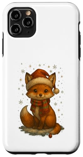 Süßer Weihnachtsfuchs Vintage Design für Kinder Hülle für iPhone 11 Pro Max Süßer Weihnachtsfuchs Vintage Design für Kinder Hülle für iPhone 11 Pro Max von Winterzauber by C.B.L.
