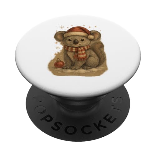 Süßer Weihnachtskoala Vintage Design für Kinder PopSockets Klebender PopGrip Süßer Weihnachtskoala Vintage Design für Kinder PopSockets Klebender PopGrip von Winterzauber by C.B.L.