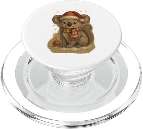 Süßer Weihnachtskoala Vintage Design für Kinder PopSockets PopGrip für MagSafe Süßer Weihnachtskoala Vintage Design für Kinder PopSockets PopGrip für MagSafe von Winterzauber by C.B.L.
