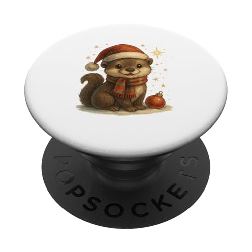 Süßer Weihnachtsotter Vintage Design für Kinder PopSockets Klebender PopGrip Süßer Weihnachtsotter Vintage Design für Kinder PopSockets Klebender PopGrip von Winterzauber by C.B.L.