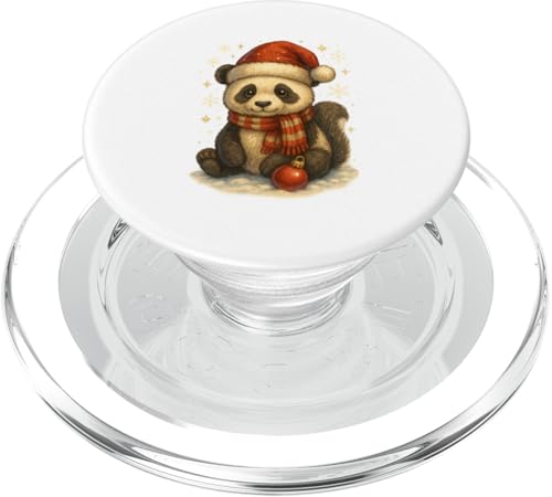Süßer Weihnachtspanda Vintage Design für Kinder PopSockets PopGrip für MagSafe Süßer Weihnachtspanda Vintage Design für Kinder PopSockets PopGrip für MagSafe von Winterzauber by C.B.L.