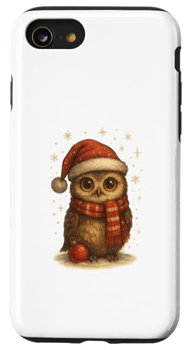 Süßer Weihnachtsuhu Vintage Design für Kinder Hülle für iPhone SE (2020) / 7 / 8 von Winterzauber by C.B.L.