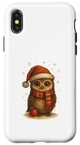 Süßer Weihnachtsuhu Vintage Design für Kinder Hülle für iPhone X/XS Süßer Weihnachtsuhu Vintage Design für Kinder Hülle für iPhone X/XS von Winterzauber by C.B.L.