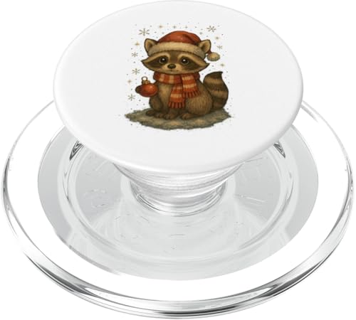 Süßer Weihnachtswaschbär Vintage Design für Kinder PopSockets PopGrip für MagSafe Süßer Weihnachtswaschbär Vintage Design für Kinder PopSockets PopGrip für MagSafe von Winterzauber by C.B.L.