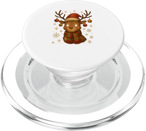 Süßes Rentier Weihnachtsdesign für Kinder Vintage Look PopSockets PopGrip für MagSafe Süßes Rentier Weihnachtsdesign für Kinder Vintage Look PopSockets PopGrip für MagSafe von Winterzauber by C.B.L.