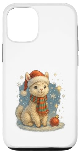 Süßes Weihnachtsalpaka Vintage Design für Kinder Hülle für iPhone 12/12 Pro von Winterzauber by C.B.L.