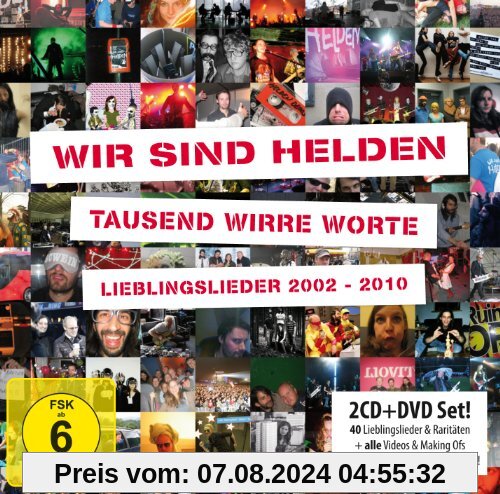 Tausend Wirre Worte - Lieblingslieder 2002-2010 (2CDs+DVD) von Wir Sind Helden