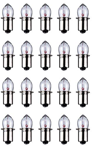 20er Set WireThinX Taschenlampen-Olive, 1,2 W P13,5, 2,38 V (DC), 500 mA von WireThinx