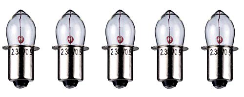 5er Set WireThinX Taschenlampen-Olive, 1,2 W P13,5, 2,38 V (DC), 500 mA von WireThinx