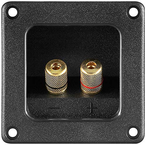 WireThinX Lautsprecher Terminal 75,9 x 75,9 mm mit Metallkappen von WireThinx