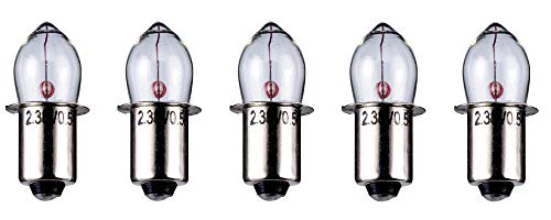 WireThinx 5er Set Taschenlampen-Olive, 1,2 W P13,5, 2,38 V (DC), 500 mA von WireThinx