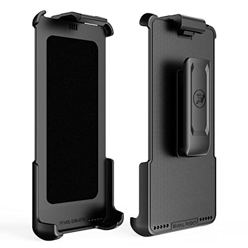 Wireless ProTech Schutzhülle kompatibel mit Sonim XP10 (Telefonmodell XP9900), drehbarer Gürtelclip-Holster mit sicherem Riegel von Wireless PROTECH