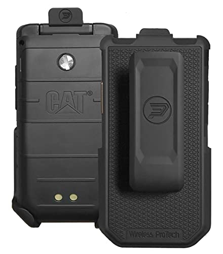 Wireless ProTech Schutzhülle kompatibel mit CAT S22 Flip Phone Sichere Passform, leichtes Holster mit Schnellverschluss und drehbarem Gürtelclip von Wireless PROTECH