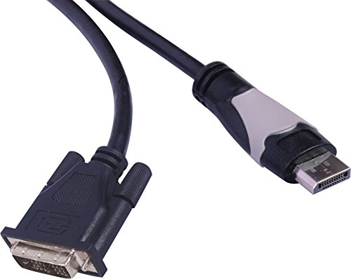 Wiretek 24302 Kabel HDMI auf DVI-Kabel m/m, 2 m, Gold/schwarz von Wiretek