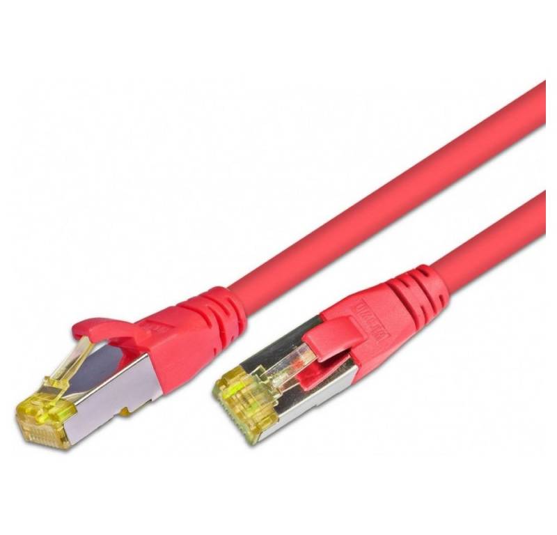 Wirewin - Patchkabel - KAT6A HQ - Netzwerk - rot Netzwerkkabel von Wirewin