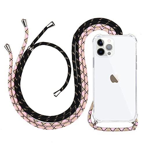 Wirvyuer Handykette Kompatibel mit iPhone 12 Pro Max Hülle mit 2 Abnehmbar Band Handyhülle Halskette zum Umhängen Transparent Case mit Kordel Silikon Schutzhülle für iPhone 12 Pro Max Durchsichtig Wirvyuer Handykette Kompatibel mit iPhone 12 Pro Max Hülle mit 2 Abnehmbar Band Handyhülle Halskette zum Umhängen Transparent Case mit Kordel Silikon Schutzhülle für iPhone 12 Pro Max Durchsichtig von Wirvyuer