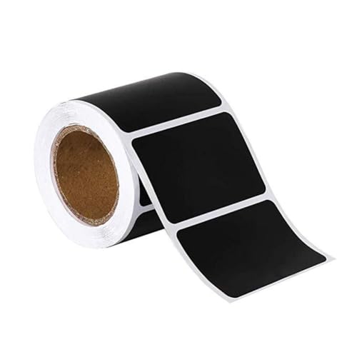 Wisafory 300 Pcs Tafel-Aufkleber Selbstklebend Tafeletiketten Küchen Tafelsticker Etiketten Ablösbar Vinylsticker Gefrieretiketten Klebeetiketten für Gewürzgläser, Marmelade (5.5 x 3.5 cm) von Wisafory
