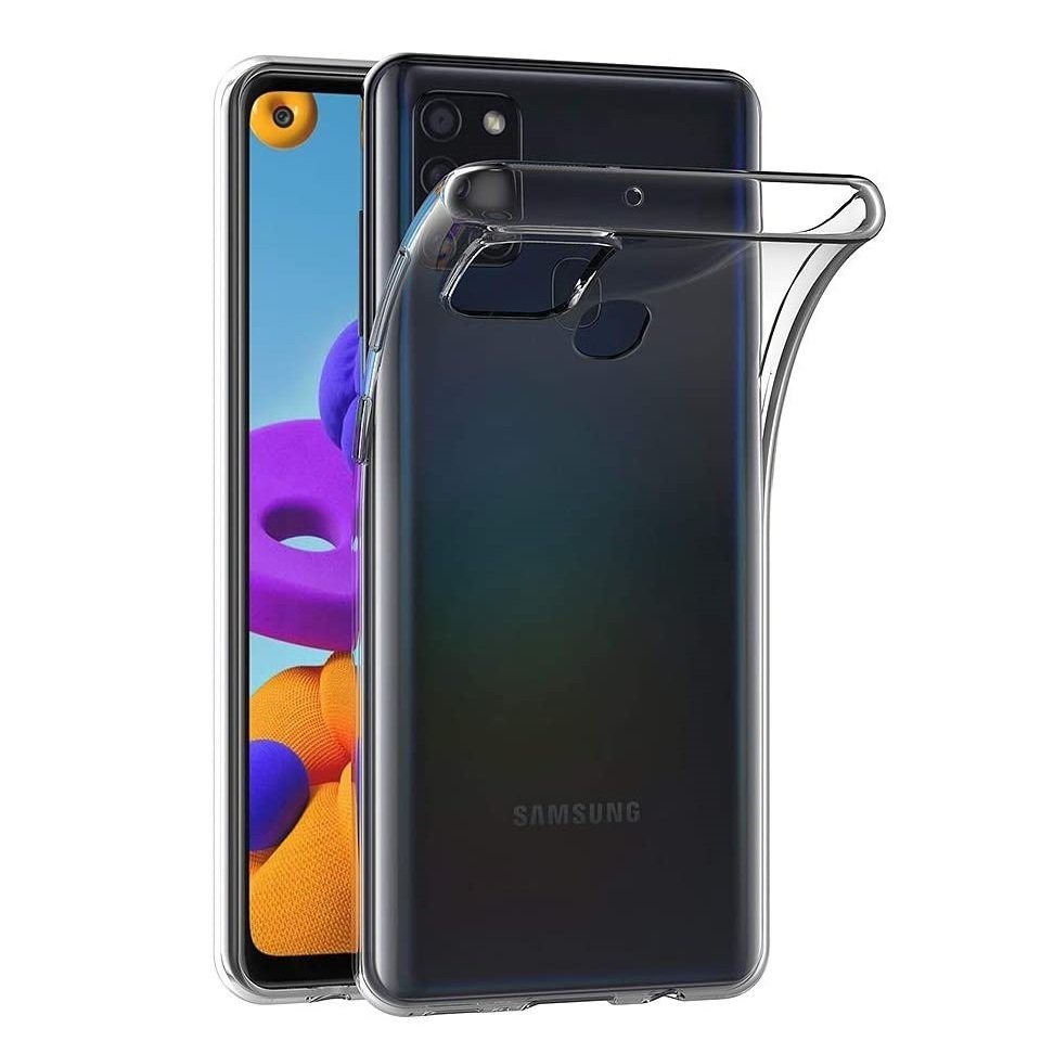 Wisam Smartphone-Hülle Wisam® Schutzhülle für Samsung Galaxy A21s Silikon von Wisam