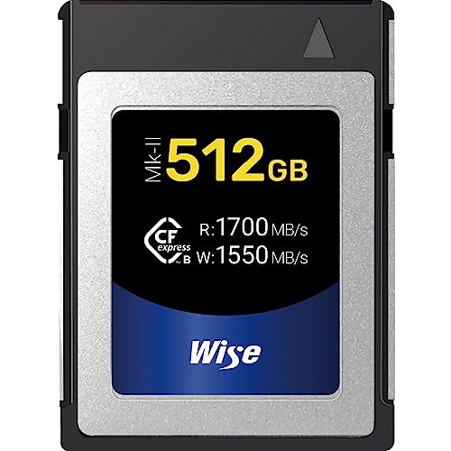 Wise CFexpress Typ B MK-II, 512 GB, WI-CFX-B512M2, Marke von Wise