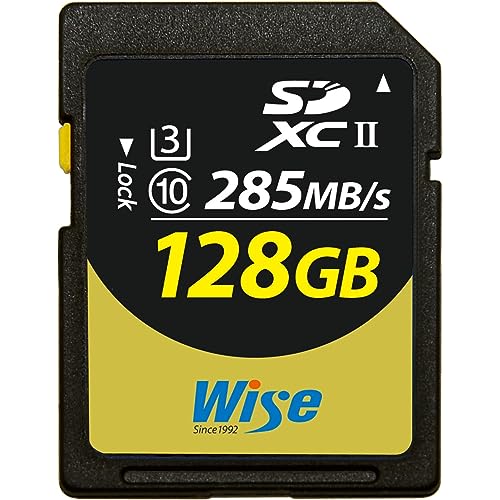 Wise SDXC UHS-II V60 128 GB R:290 MBs/W: 100 MBs WI-SD-S128 Marke von Wise