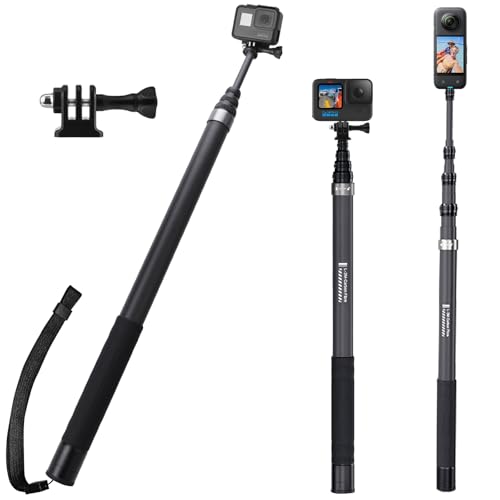 Wiseten 3M/300cm Unsichtbarer Selfie Stick für Insta 360 X4 X3, Kohlefaser Selfie Stick Langer Selfie-Stab Einbeinstativ mit Adapter für GoPro Hero 13 12 11 10 Black DJI Osmo Action 5 Pro Wiseten 3M/300cm Unsichtbarer Selfie Stick für Insta 360 X4 X3, Kohlefaser Selfie Stick Langer Selfie-Stab Einbeinstativ mit Adapter für GoPro Hero 13 12 11 10 Black DJI Osmo Action 5 Pro von Wiseten