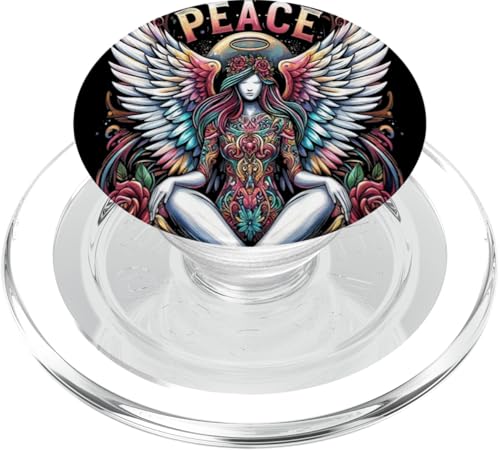 Frieden im Universum Zusammen bauen wir ein friedliches Universum PopSockets PopGrip für MagSafe von Wish You Get