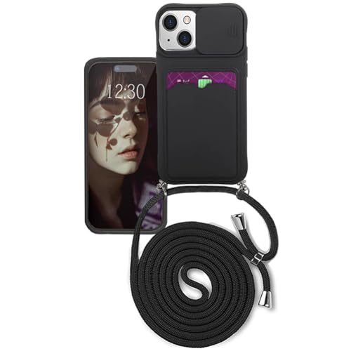 Case mit Kameraschutz für iphon 15 Pro Hülle,Slide Camera Umhängen Schutzhülle,Silikon Handyhülle zum Umhängen Kette,Smartphone Necklace mit extra Kreditkartenfach. Case mit Kameraschutz für iphon 15 Pro Hülle,Slide Camera Umhängen Schutzhülle,Silikon Handyhülle zum Umhängen Kette,Smartphone Necklace mit extra Kreditkartenfach. von Wishcover store