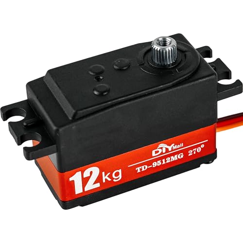 Wishiot 12kg Low Profile Servo 270 Grad TD-9512MG RC Digital Servo Wasserdicht Vollmetallgetriebe Hohe Geschwindigkeit für 1/8 1/10 RC Auto Helikopter Schwanz Roboter Wishiot 12kg Low Profile Servo 270 Grad TD-9512MG RC Digital Servo Wasserdicht Vollmetallgetriebe Hohe Geschwindigkeit für 1/8 1/10 RC Auto Helikopter Schwanz Roboter von Wishiot