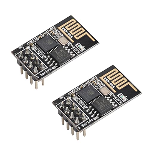 Wishiot ESP8266 ESP-01S WLAN-Transceiver-Modul, 4 MB Flash, 3,3 V, WLAN-Modul, kompatibel mit AR-duino IDE (EPS-01S, 2) von Wishiot