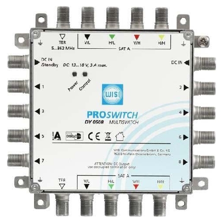 DY 0508  - Multischalter 5in8 ter.pass.o.NT DY 0508 von Wisi