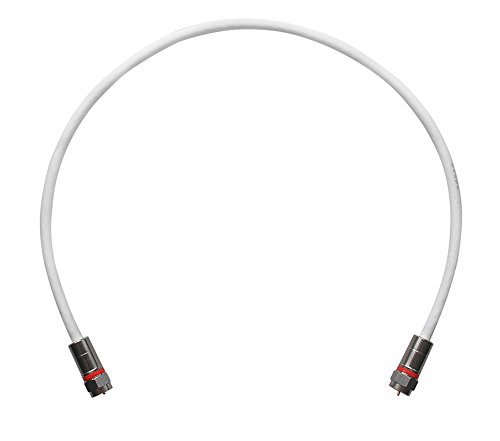 WISI 70257 "BK 76 0035" Patchkabel, 35 cm, 75 Ohm weiß von Wisi