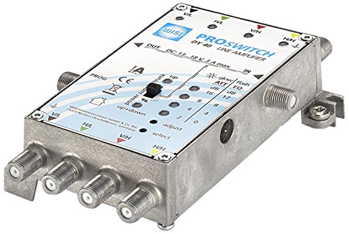 WISI 73620 "DY 40" PROSWITCH SAT Verstärker Silber von Wisi