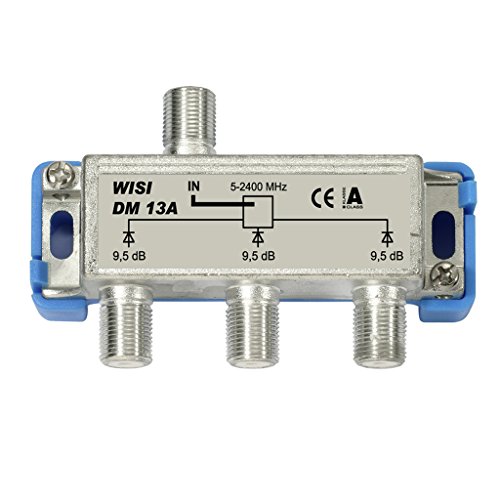 WISI DM 13 A, SAT-Verteiler, 3-Fach, 9,5 dB WISI DM 13 A, SAT-Verteiler, 3-Fach, 9,5 dB von Wisi