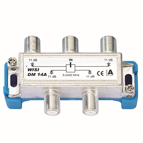 WISI DM 14 A, SAT-Verteiler, 4-Fach, 11 dB WISI DM 14 A, SAT-Verteiler, 4-Fach, 11 dB von Wisi