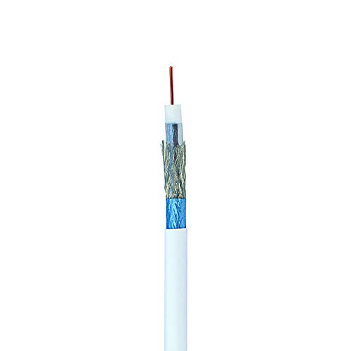WISI Koaxialkabel MK 96 A 0101 – Antennenkabel 3-fach geschirmt, Klasse A+, >120dB – Brandklasse Dca – Für DVB-T, DVB-T2, DVB-C und DVB-S/S2 – Durchmesser 6,8mm, 100m, weiß WISI Koaxialkabel MK 96 A 0101 – Antennenkabel 3-fach geschirmt, Klasse A+, >120dB – Brandklasse Dca – Für DVB-T, DVB-T2, DVB-C und DVB-S/S2 – Durchmesser 6,8mm, 100m, weiß von Wisi