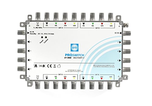 Wisi 73623 "DY 0908" PROSWITCH Multischalter 9 in 8 Kaskade/Stand Alone, Passiv weiß/blau Wisi 73623 "DY 0908" PROSWITCH Multischalter 9 in 8 Kaskade/Stand Alone, Passiv weiß/blau von Wisi