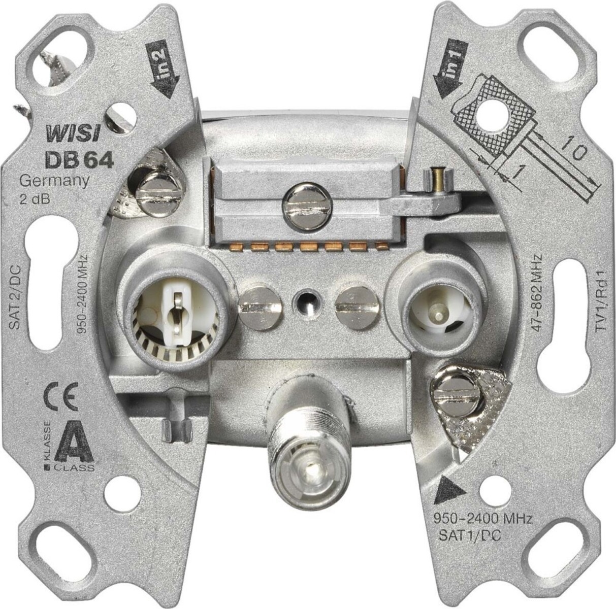 Wisi UNICABLE-Durchgangsdose DB64 11334 Wisi UNICABLE-Durchgangsdose DB64 11334 von Wisi