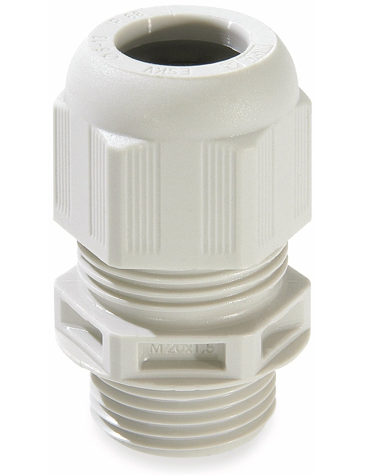 WISKA Kabelverschraubung, 10066411, ESKV 16, M 16x1,5, metrisch, Lichtgrau von Wiska