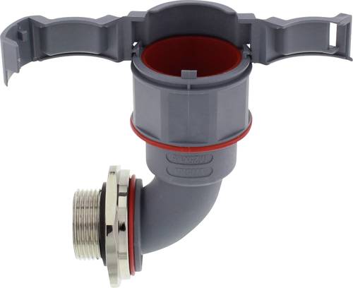 Wiska 10107009 EMBF90-36-40-BG Verschraubung Grau M40 x 1.5 90° 10St. von Wiska